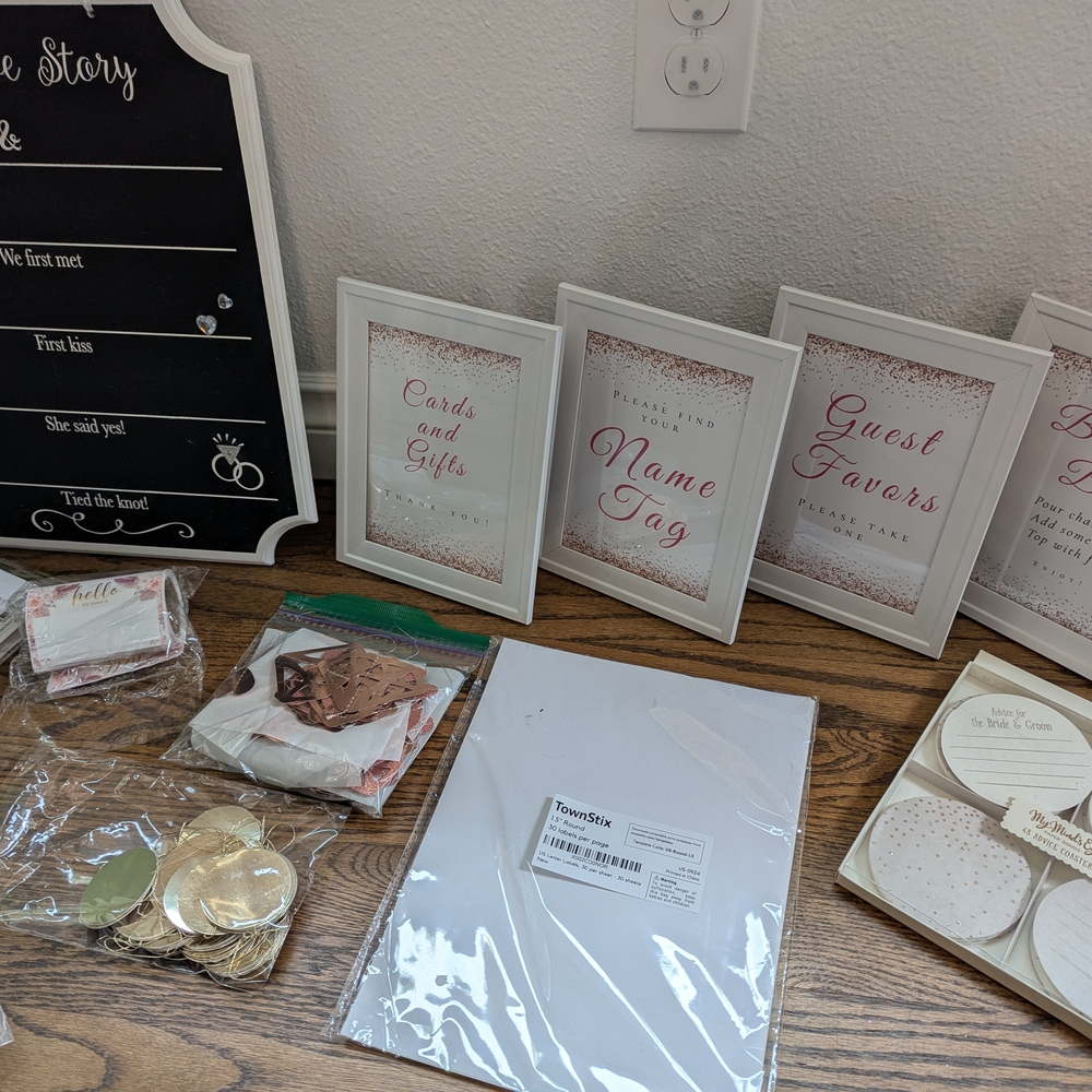 Bridal Shower & Wedding Supplies